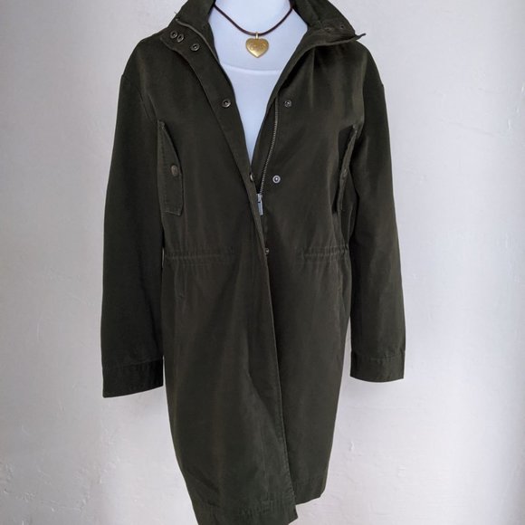 POPSUGAR Utility Jacket Olive Green - Picture 2 of 9